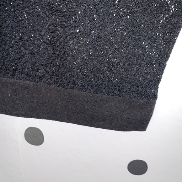 🌈5/$25🌈 EUC Rhapsody black lace see thru top M - Picture 4 of 7